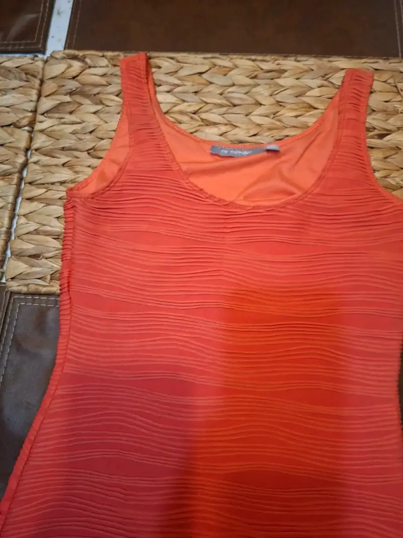 Vestido sin mangas rojo - 2