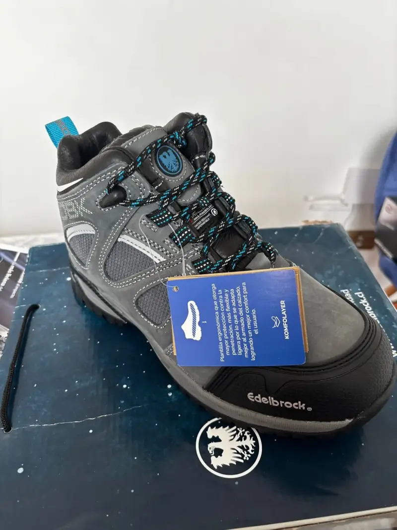 Botas de trekking grises Edelbrock talla 38 - 1