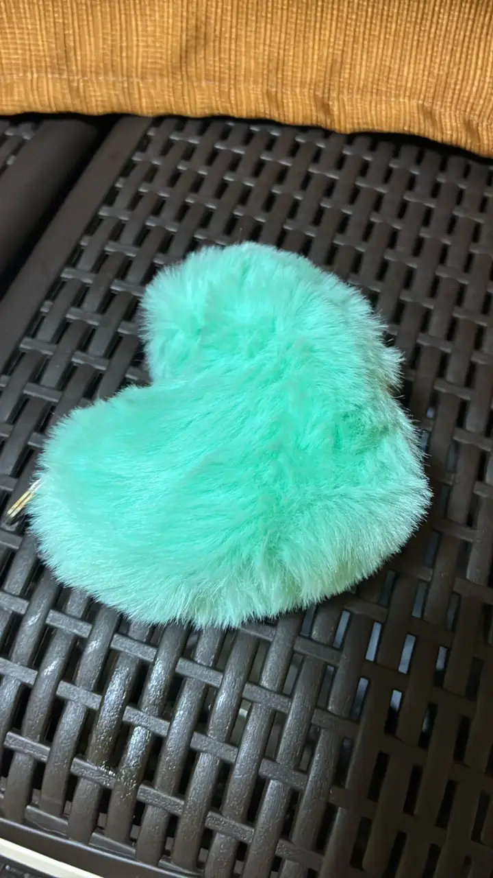 Llavero peludo corazón varios colores - 2