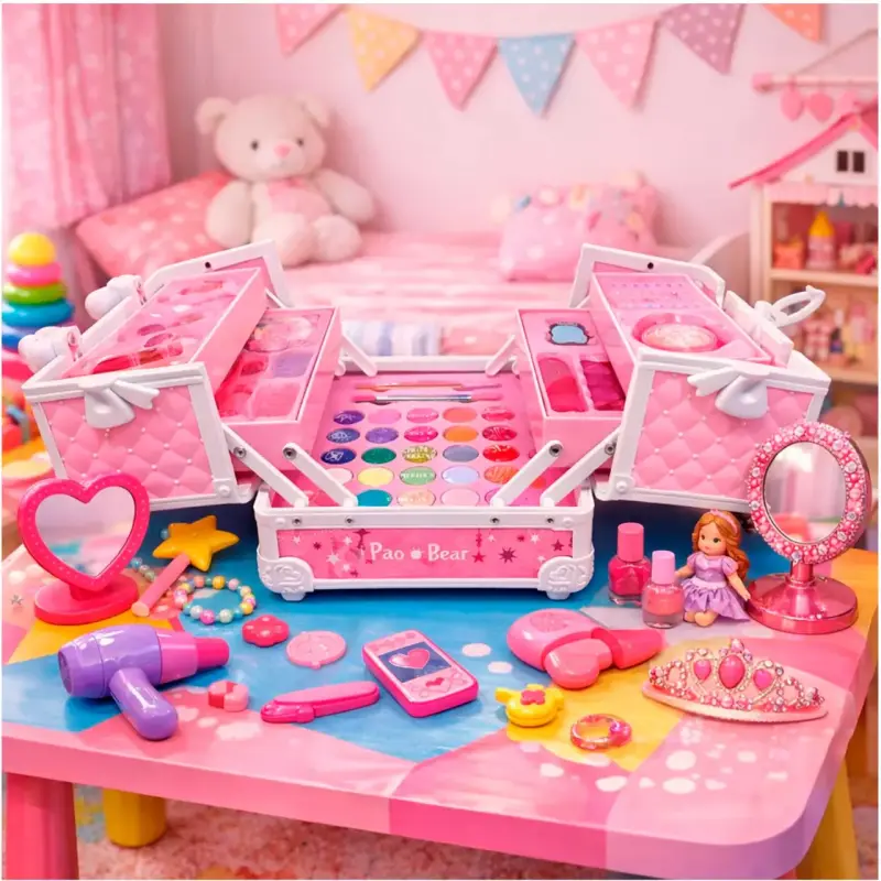 Set Maquillaje Maleta Grande Bao Bear 42 Pzs - 2