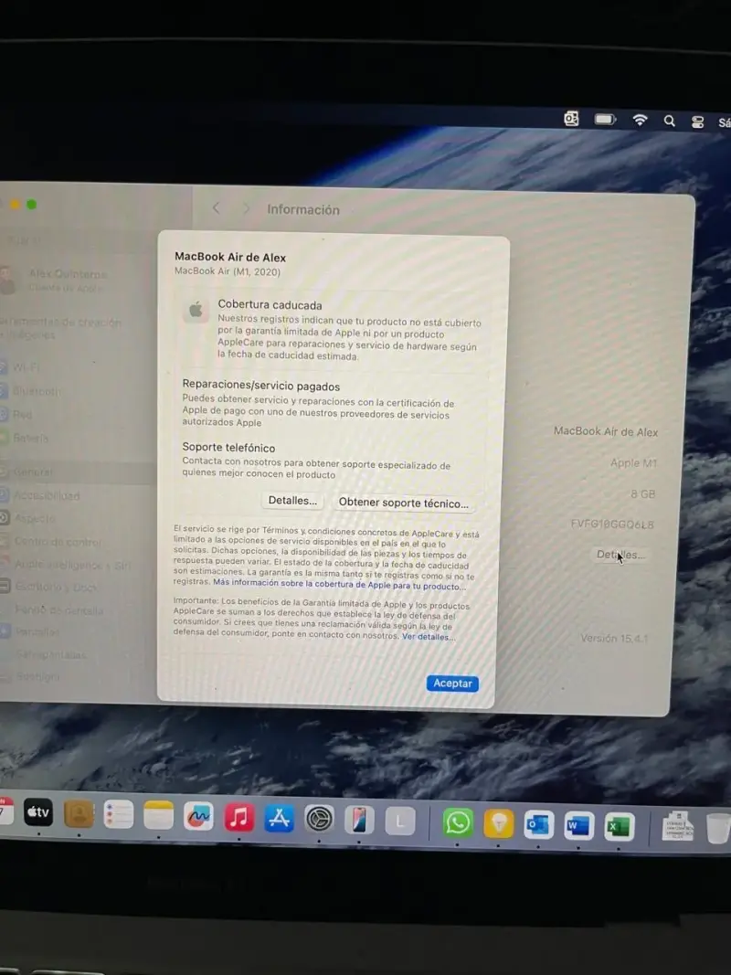 Notebook MacBook Air usado - 4