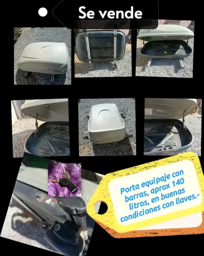 Porta equipaje con barras 140L - miniatura 1