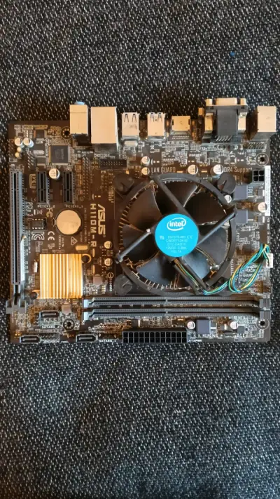 Placa madre ASUS H110M-R + CPU - miniatura 1