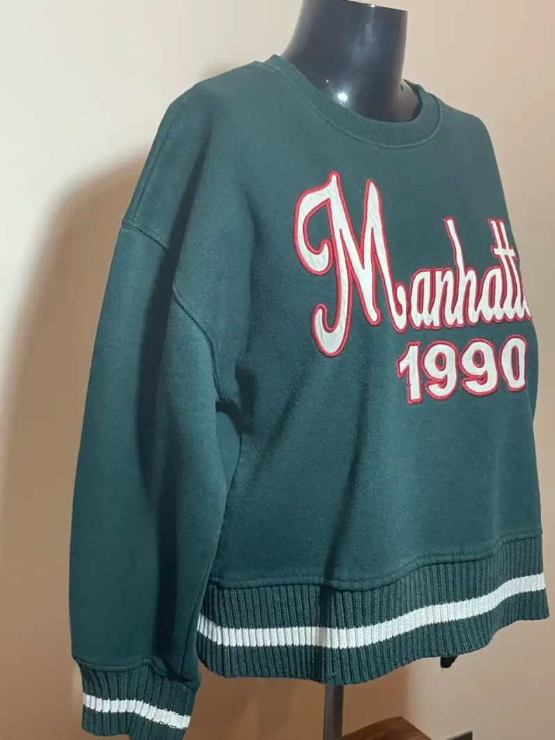 Polerón verde Manhattan 1990 - 3