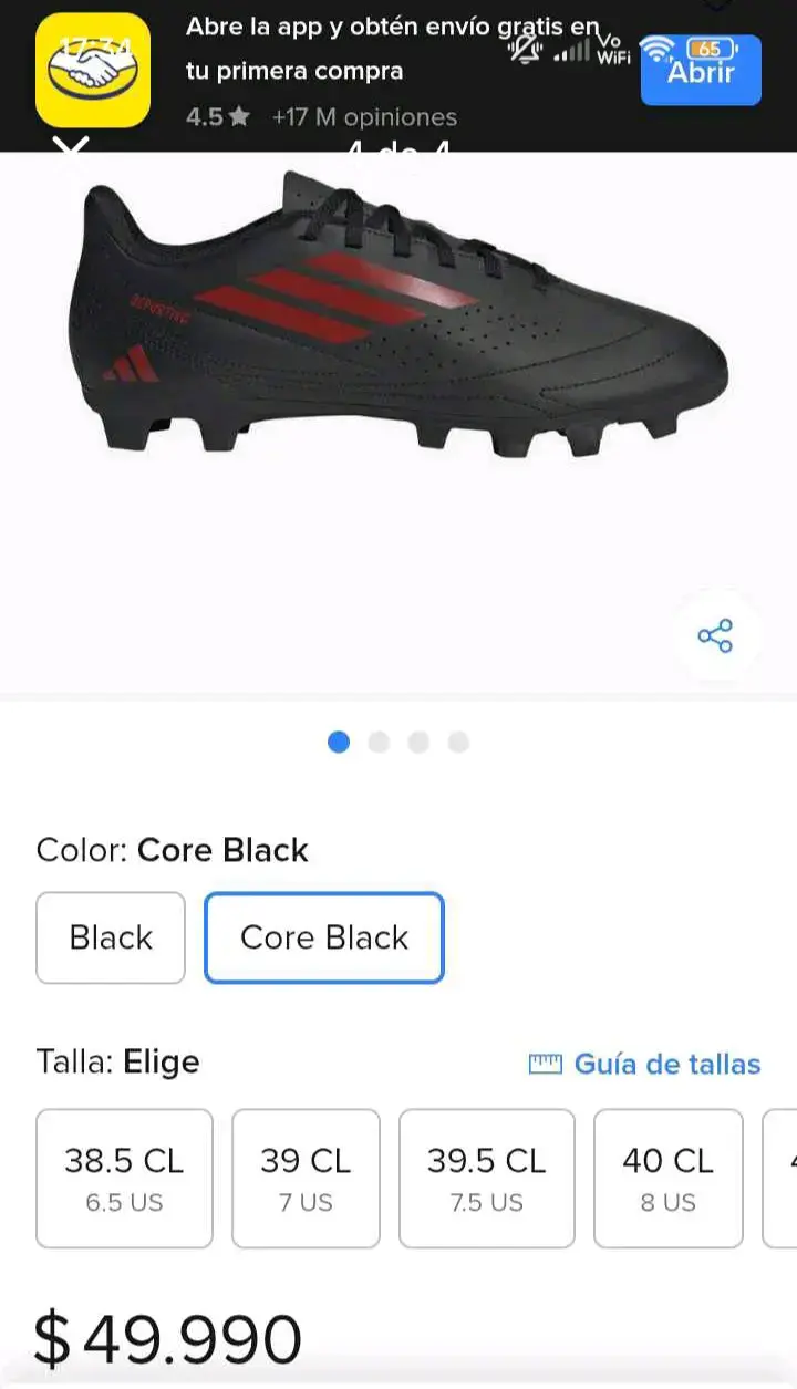 Zapatillas de fútbol Adidas Número 41 - 4