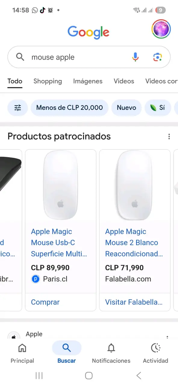 Mouse inalámbrico Apple blanco - 2