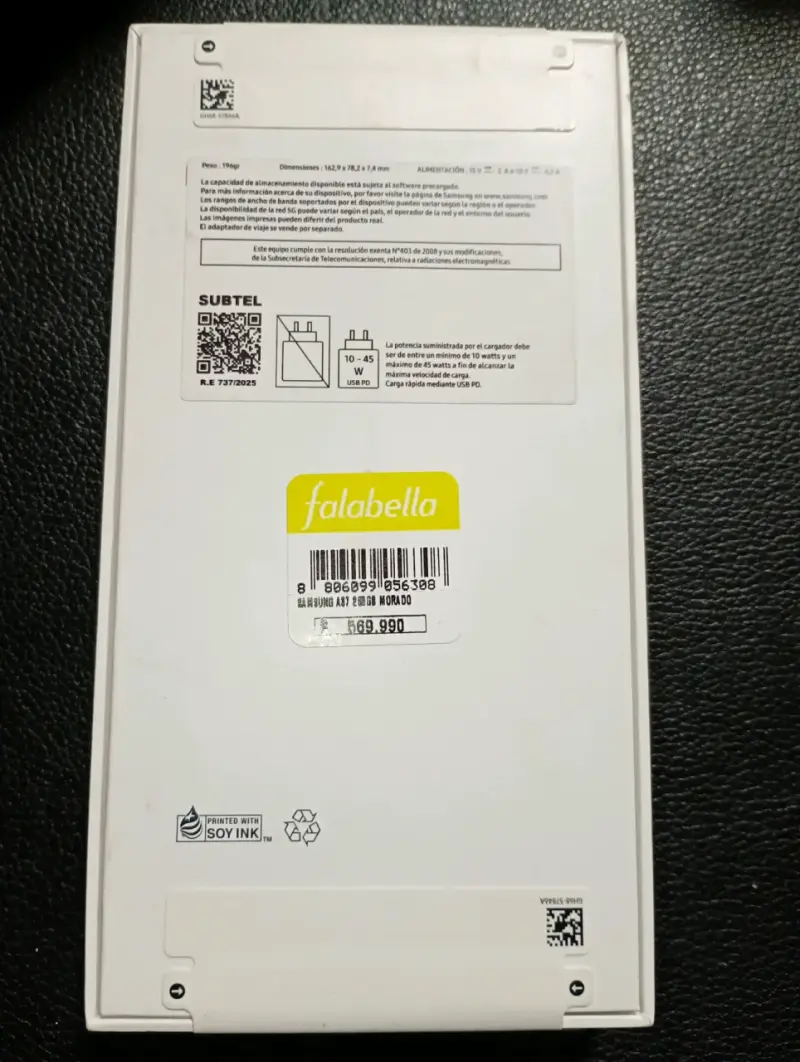 Samsung Galaxy A37 128GB morado - 1