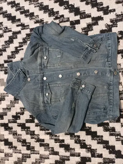 Chaqueta de mezclilla azul SOVIET talla L - miniatura 1