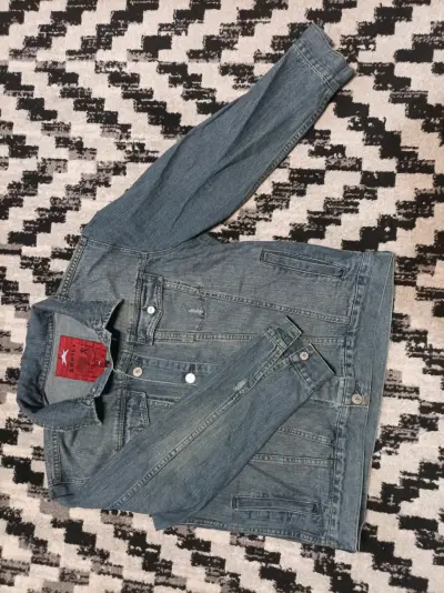 Chaqueta de mezclilla azul SOVIET talla L - miniatura 6