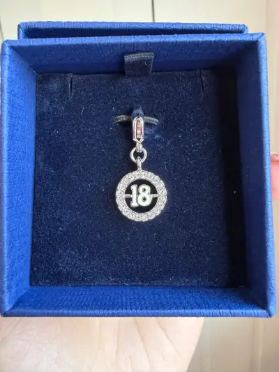 Charm Swarovski colgante número 18 original - miniatura 3