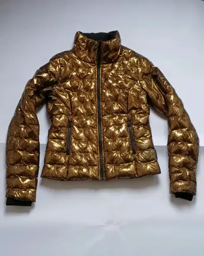 Chaqueta acolchada dorada - miniatura 1