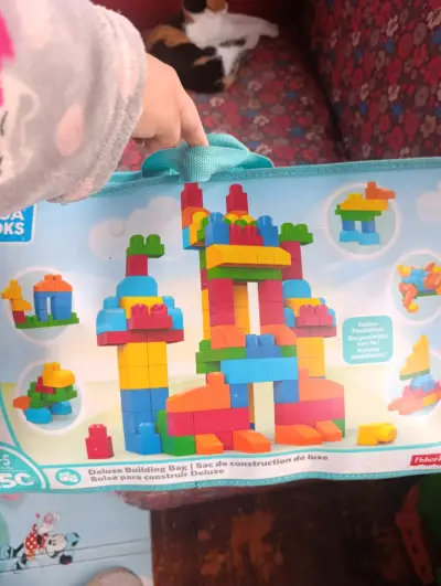 Bolsa Mega Bloks con bloques - miniatura 2
