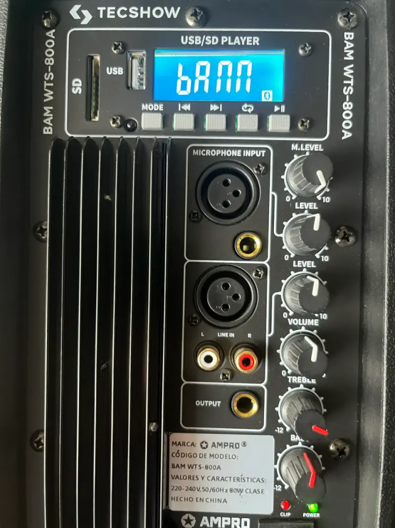 Parlante de sonido profesional +56944675100 - 4