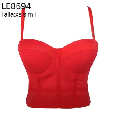 Corset negro con lentejuelas - miniatura 3