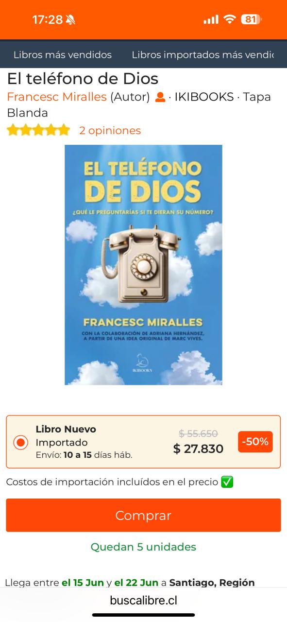 Libro El Teléfono de Dios - 3