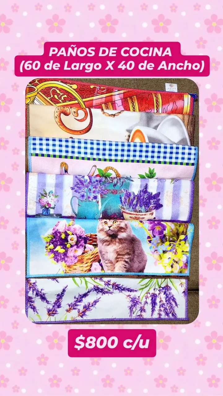 Paños de cocina estampados - 2