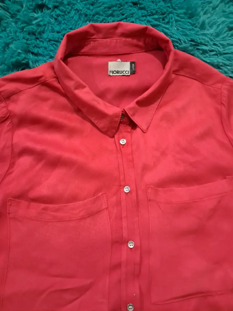 Blusa roja manga larga - 3