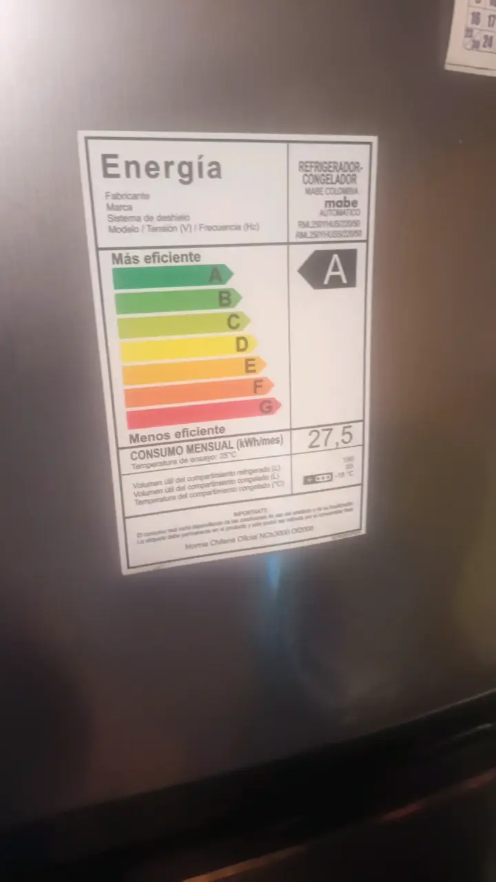 Refrigerador Mabe acero inoxidable - 3
