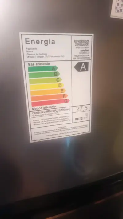 Refrigerador Mabe acero inoxidable - miniatura 3