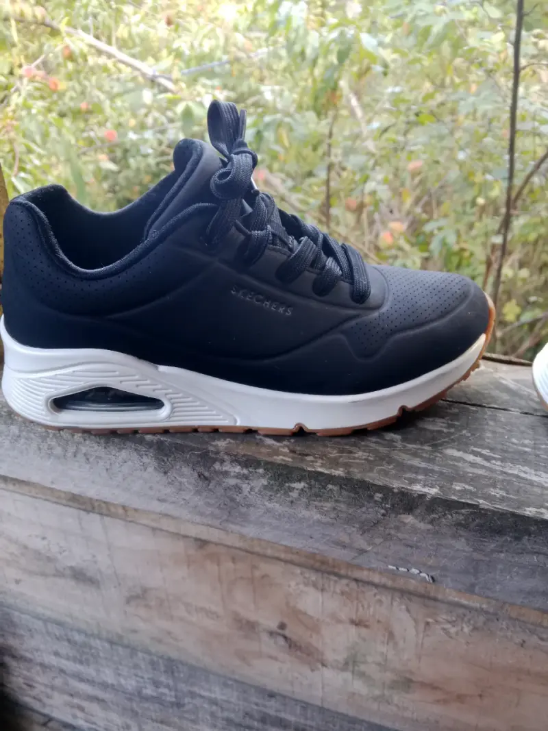 Zapatillas deportivas negras Skechers número 36 - 2