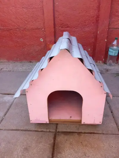 Casa de perro rosa - miniatura 1