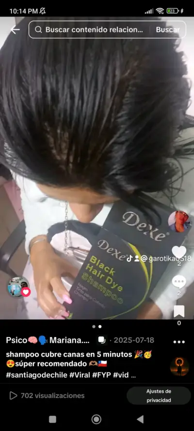 Shampoo cubre canas en solo 8 minutos - miniatura 2