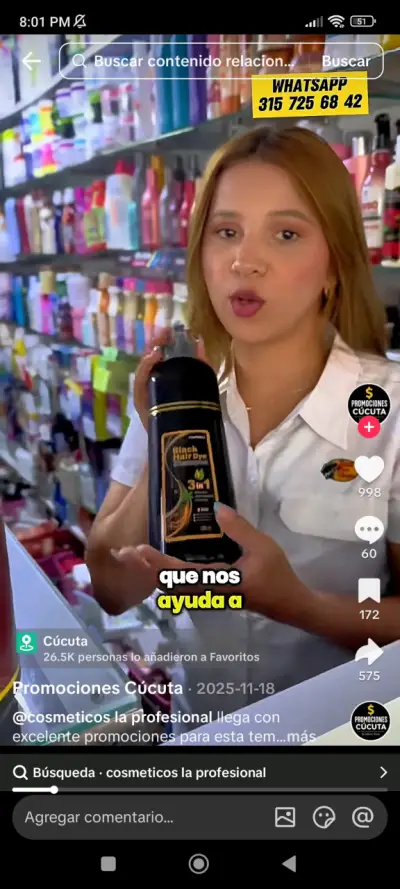 Shampoo cubre canas en solo 8 minutos - miniatura 3
