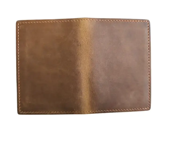 Cartera de cuero marrón - 2