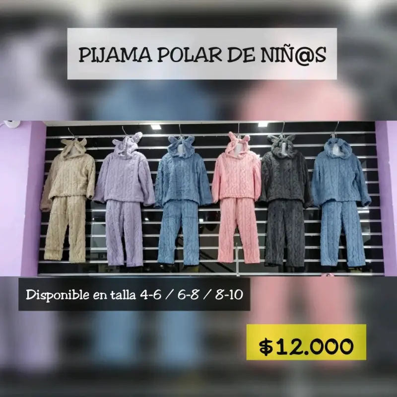 Pijama polar de niños