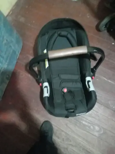 Coche para bebé negro - miniatura 4
