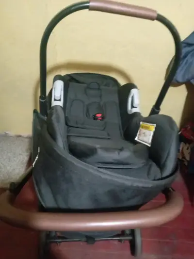 Coche para bebé negro - miniatura 6