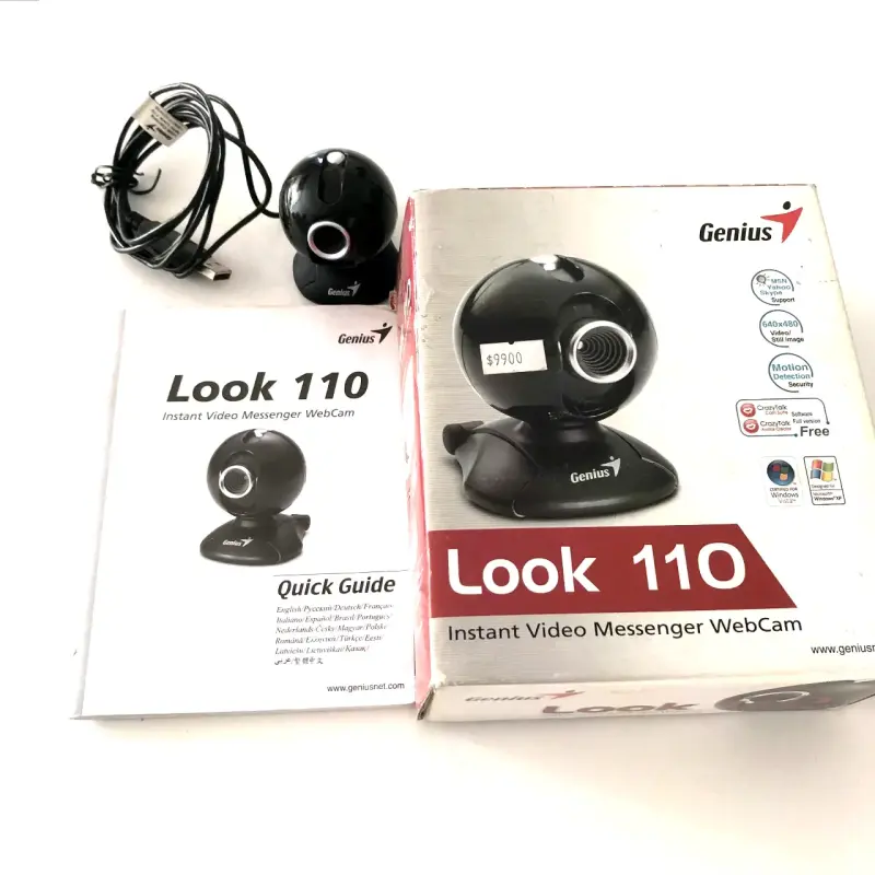 Webcam Genius Look 110 color negra - 1