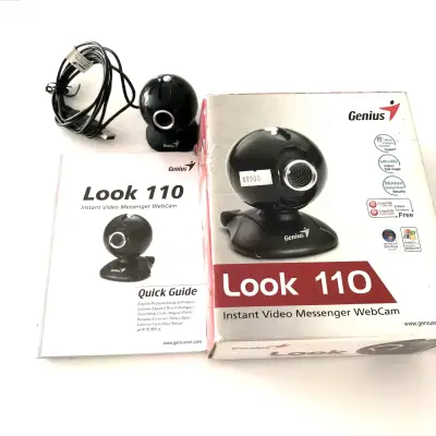 Webcam Genius Look 110 color negra - miniatura 1