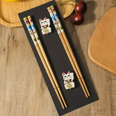 Set de palillos japoneses decorativos - miniatura 1