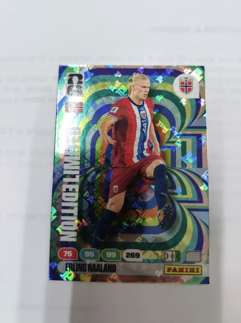 Tarjeta edición limitada Panini