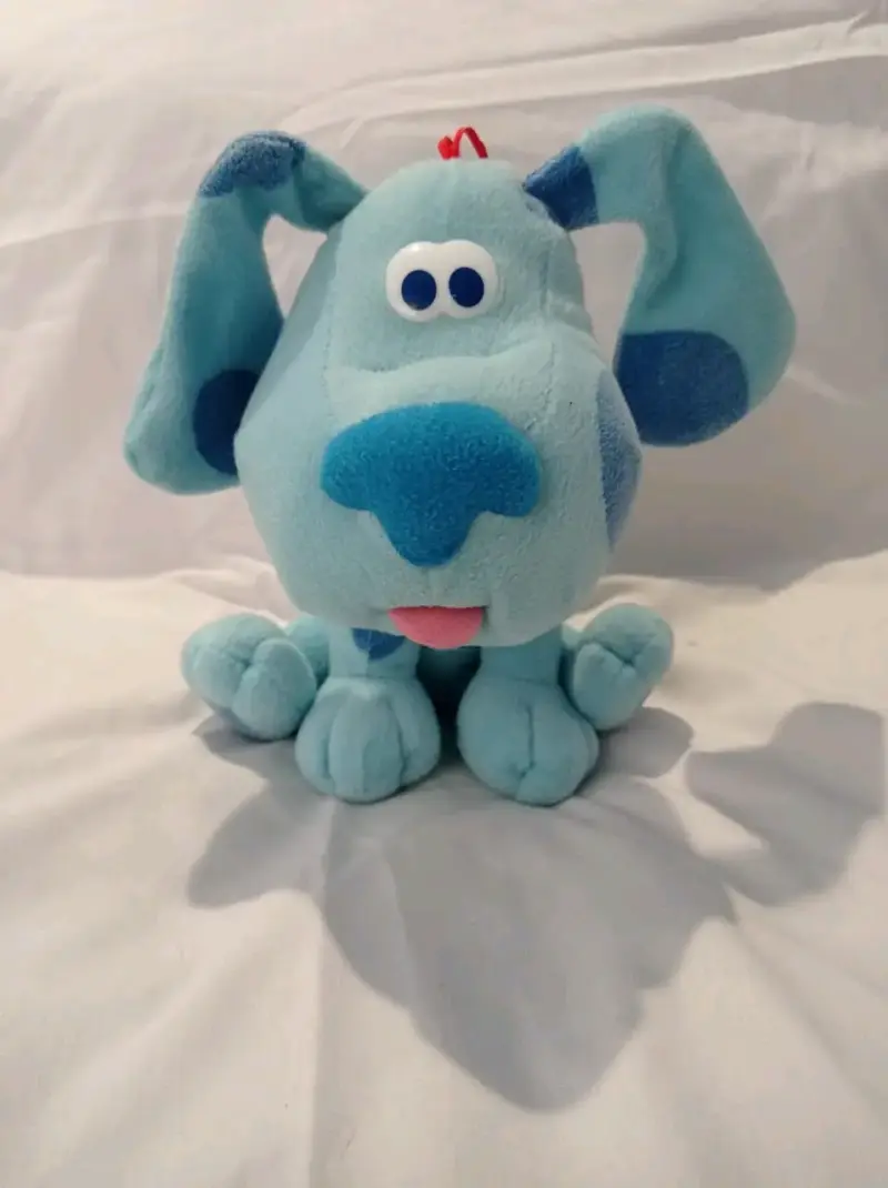 Peluche azul de perro - 1