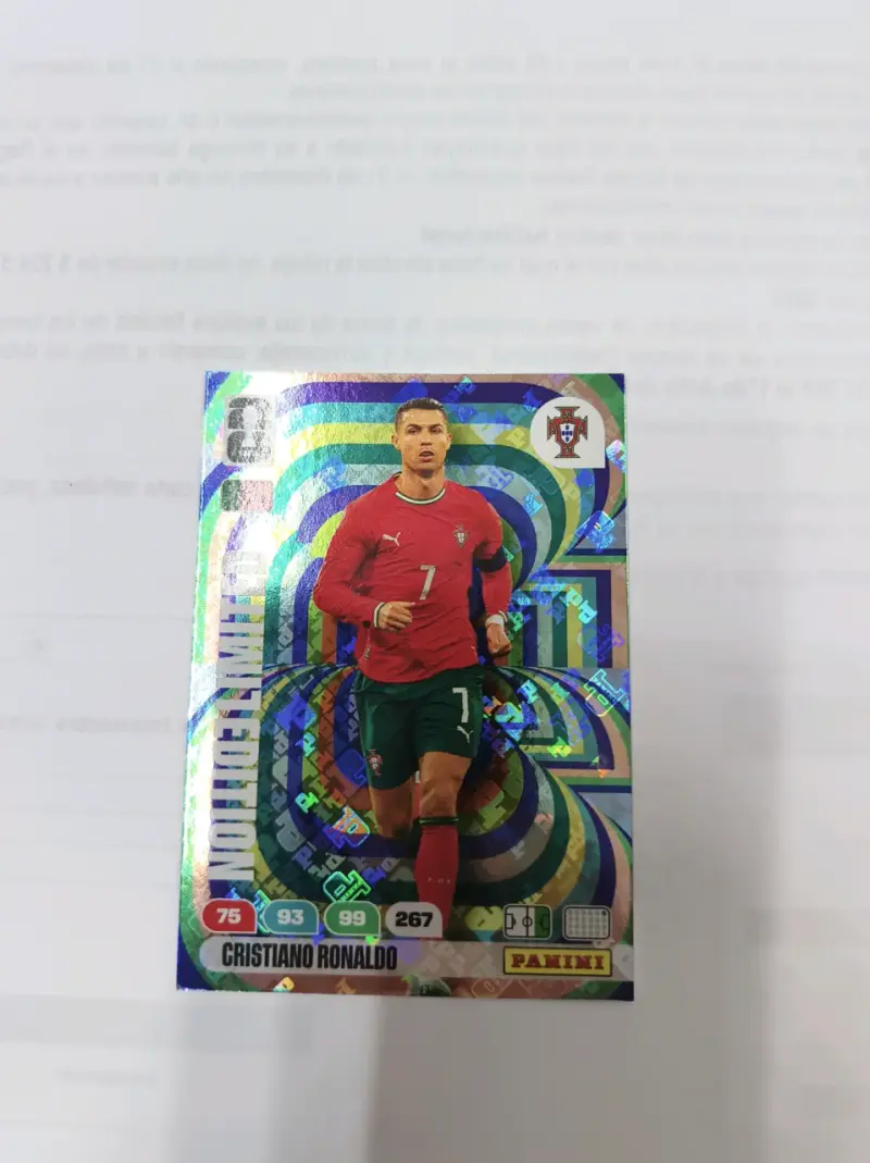 Lámina Panini Cristiano Ronaldo