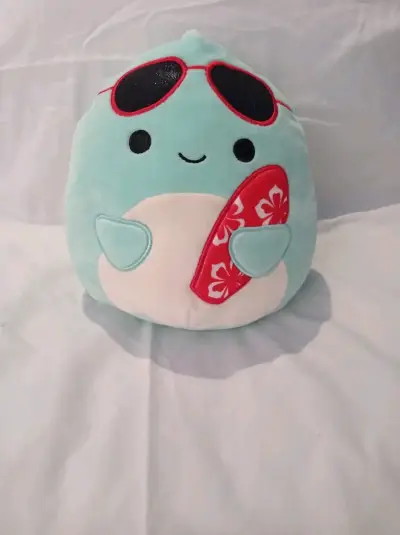 Peluche azul con gafas y tabla - miniatura 1