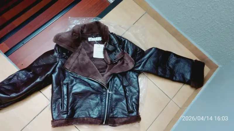 Chaqueta de cuadros con capucha - 2