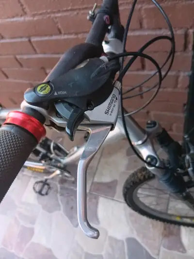 Bicicleta mountain bike gris - miniatura 3