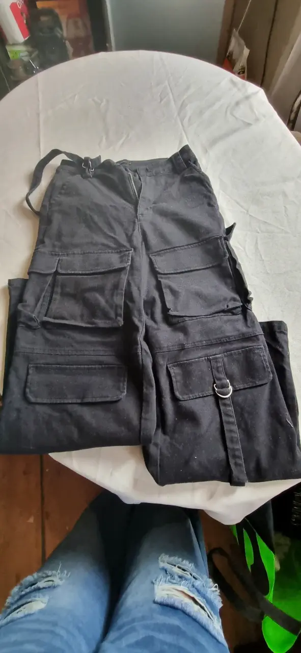 Falda pantalón, jeans, chaleca - 3