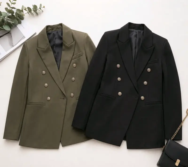 Blazers de botones militares