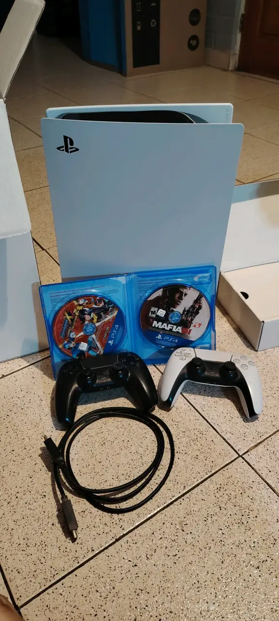 Consola PS5 con mandos y juegos - 2