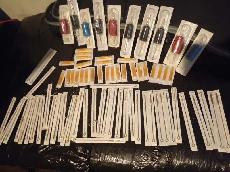 Set de agujas para tatuaje