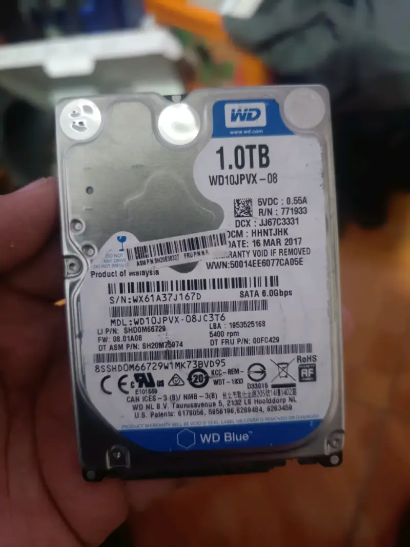 Disco duro 1TB WD Blue