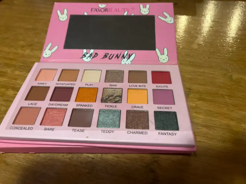 Paleta nueva de sombras Favor Beauty Dad Bunny - 2
