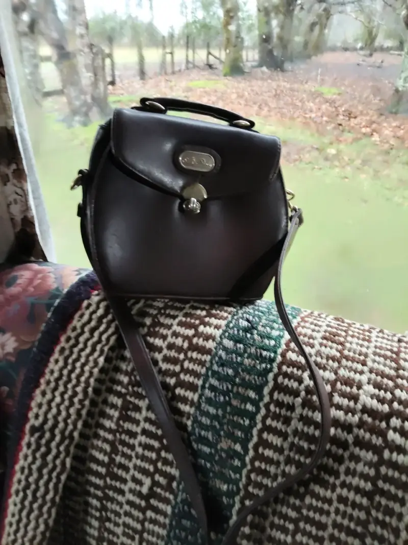 Cartera de cuero marrón - 2