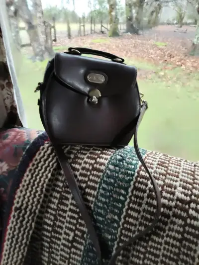 Cartera de cuero marrón - miniatura 2