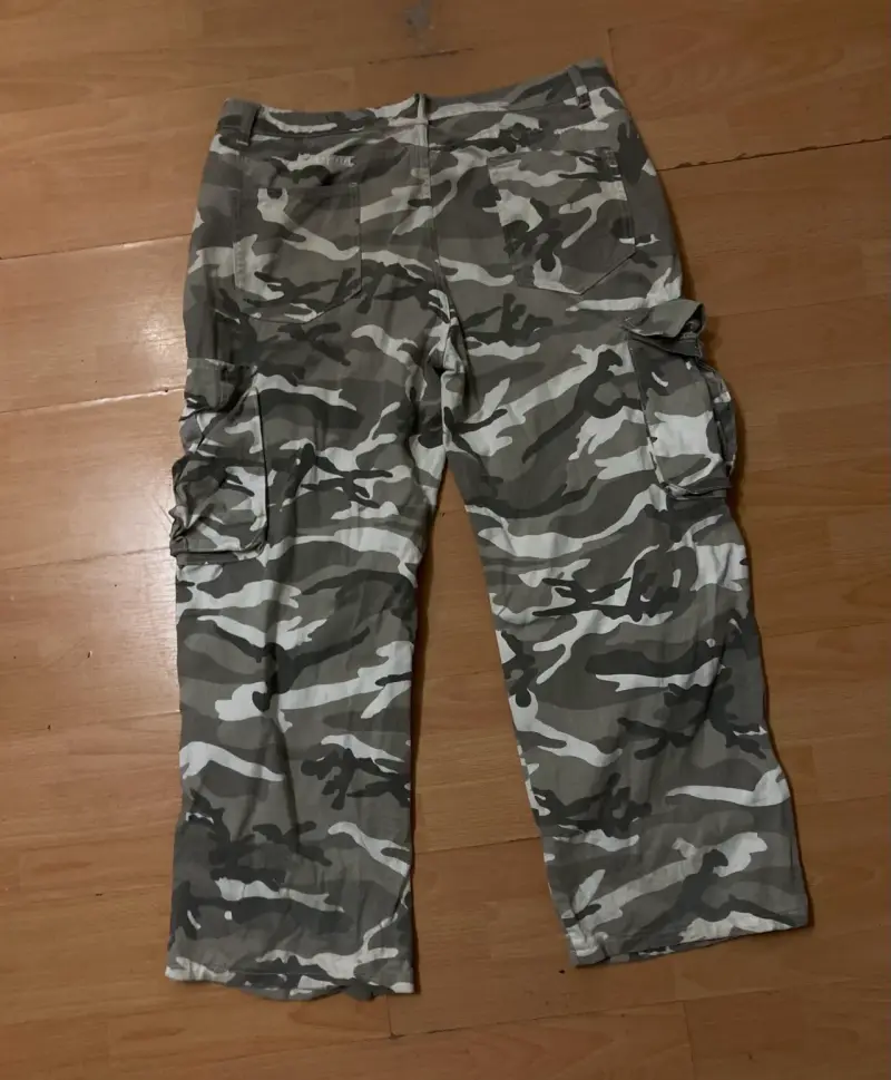 Pantalones camuflados hombre ancho - 2