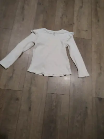 Polera blanca manga larga - miniatura 1